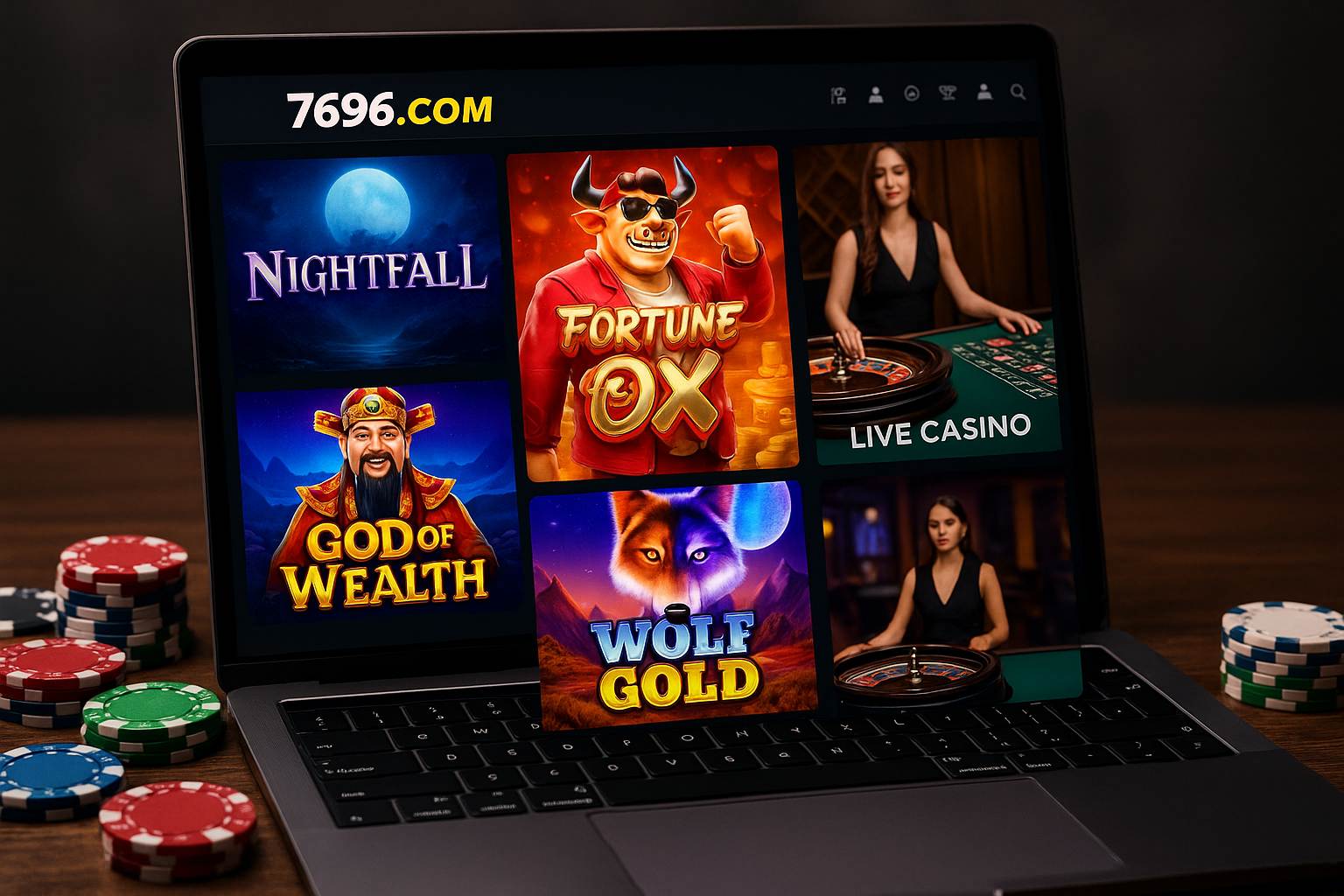 Jogos de Slot no Casino Online 7696.COM