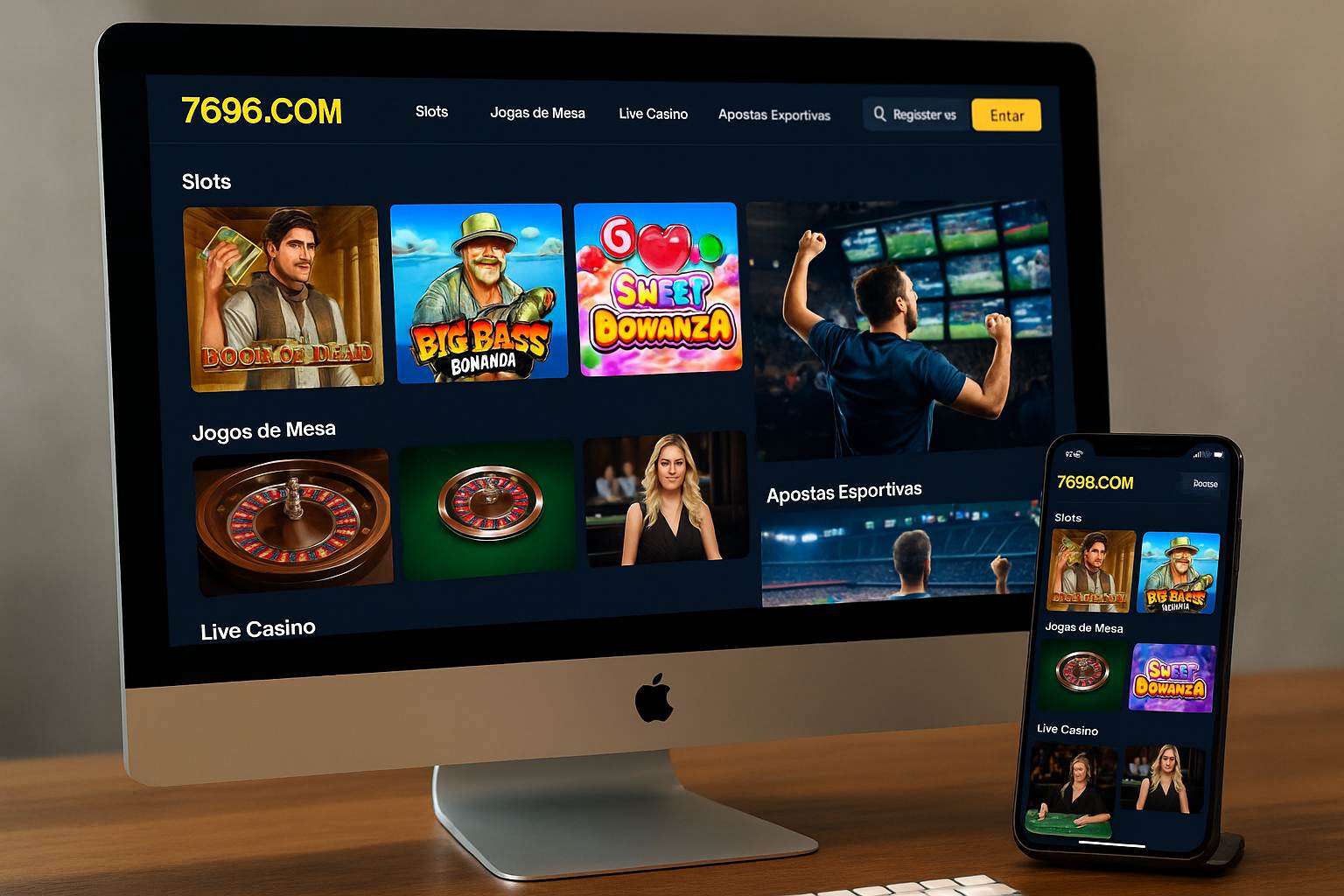 Jogos de cassino online 7696.COM